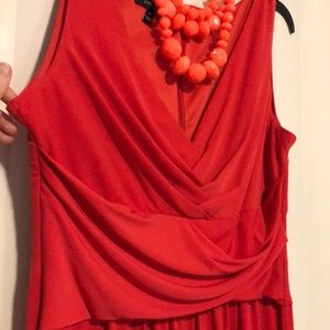 Ivy+Blu high/low Coral Dress